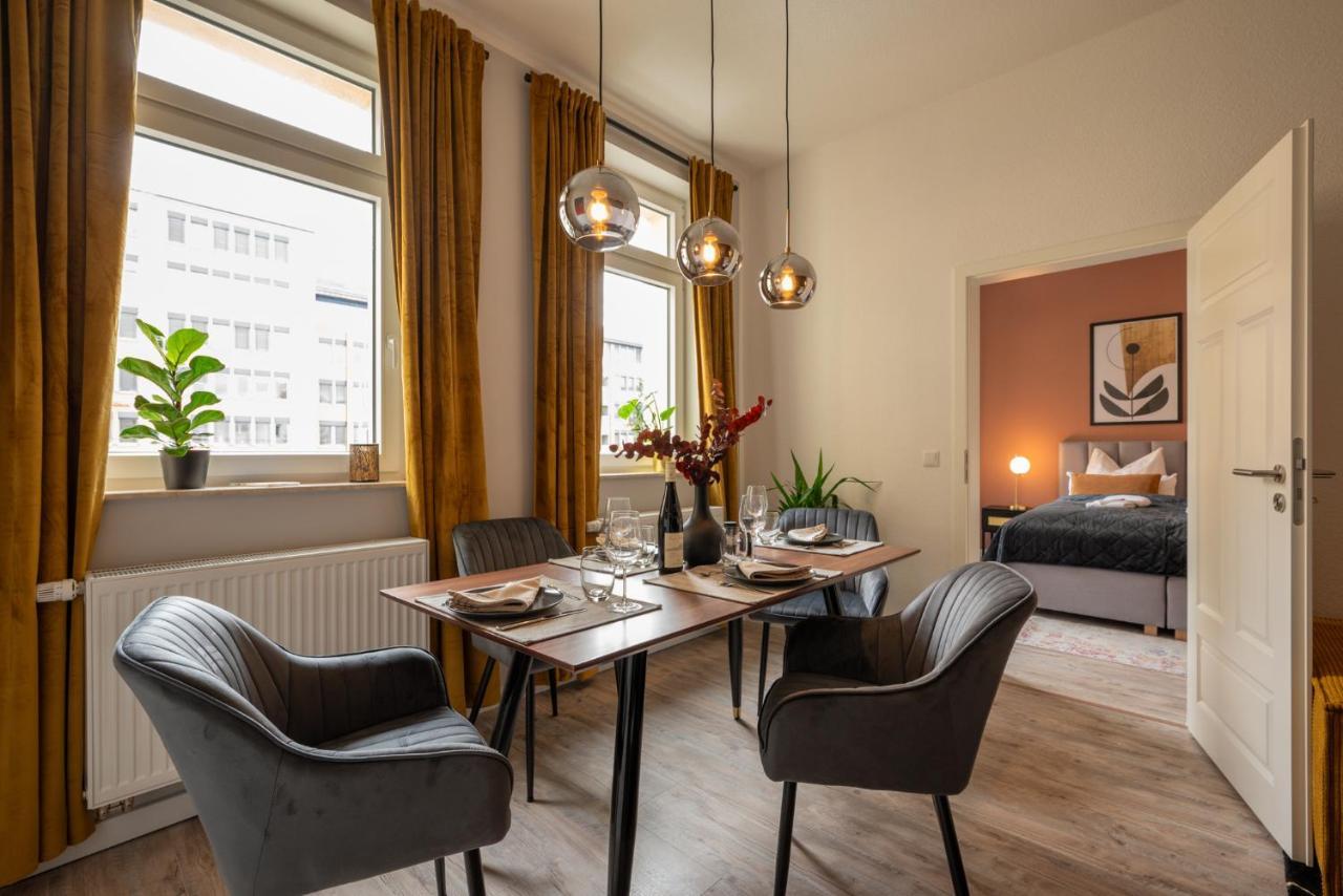 Maremar - Design Apartment - Luxus Boxspringbett - Zentral - Kueche - Arbeitsplatz - Highspeed Wlan Gera Exterior foto