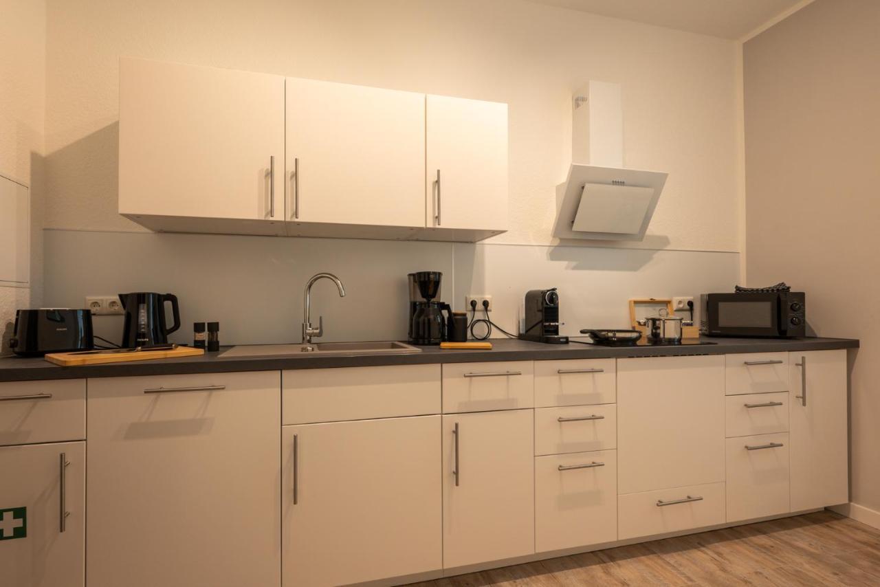 Maremar - Design Apartment - Luxus Boxspringbett - Zentral - Kueche - Arbeitsplatz - Highspeed Wlan Gera Exterior foto